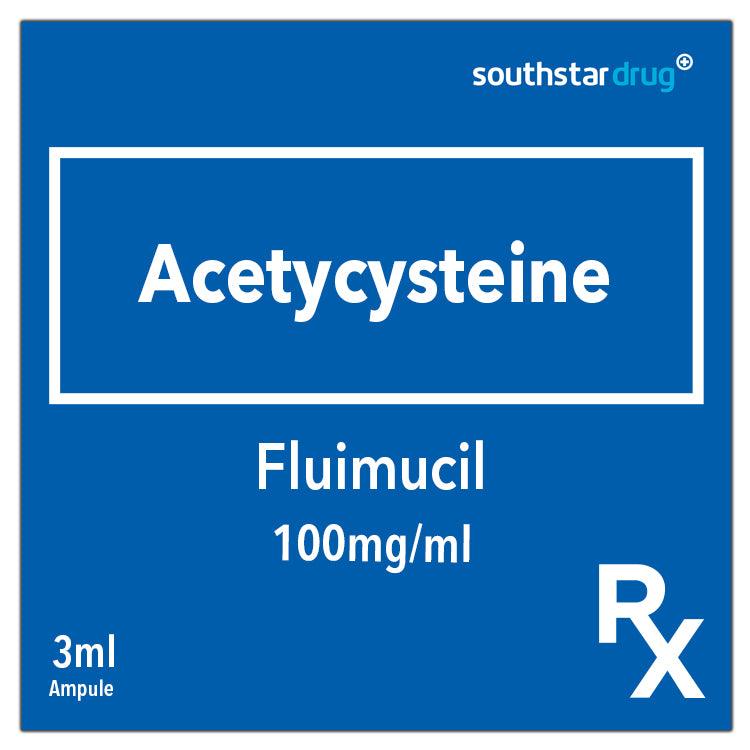 Rx: Fluimucil 100mg /ml 3ml Ampule - Southstar Drug