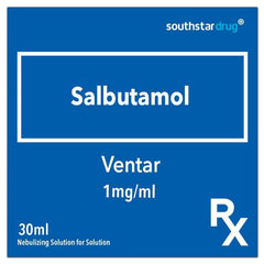 Rx: Ventar 1mg /ml 30ml Nebulizing Solution