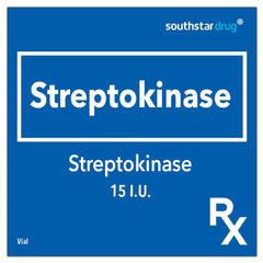 Rx: Streptokinase 15 I.U. Vial - Southstar Drug