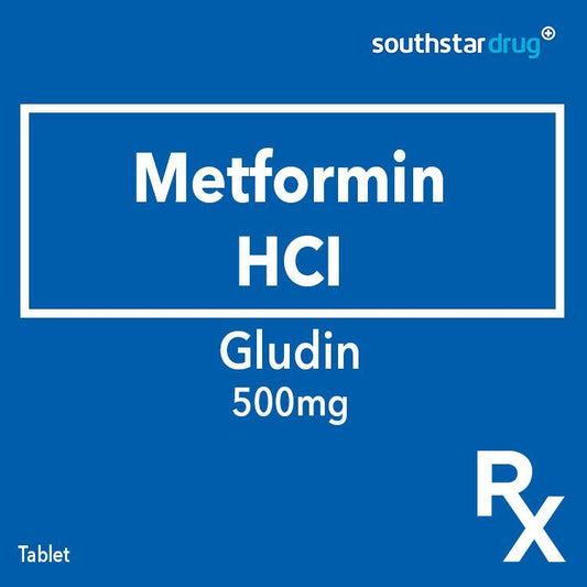 Rx: Gludin 500mg Tablet - Southstar Drug