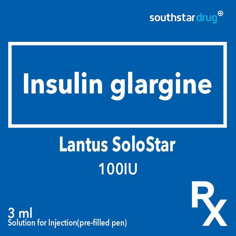 Rx: Lantus Solostar 100IU 3ml Solution for Injection - Southstar Drug