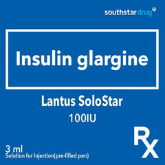 Rx: Lantus Solostar 100IU 3ml Solution for Injection - Southstar Drug