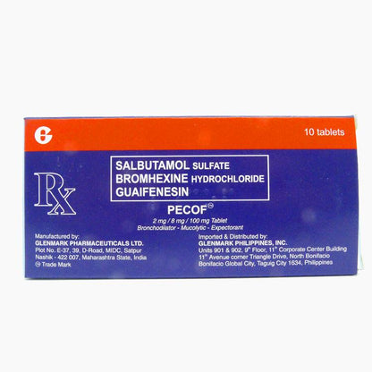 Rx: Pecof 2mg / 8mg / 100mg Tablet - Southstar Drug