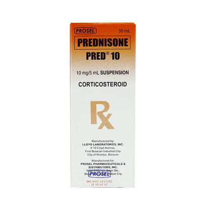 Rx: Pred 10 10mg / 5ml 30ml Suspension - Southstar Drug