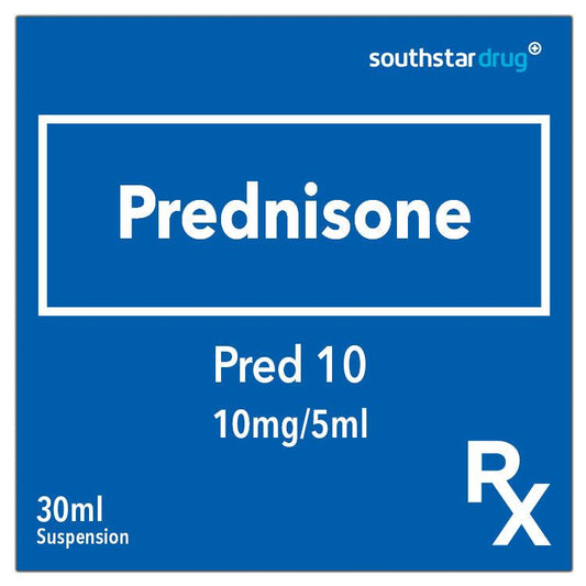 Rx: Pred 10 10mg / 5ml 30ml Suspension - Southstar Drug