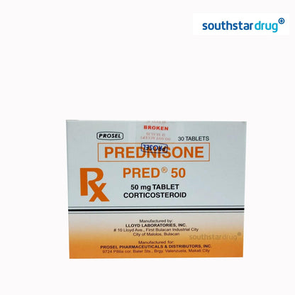 Rx: Pred 50mg Tablet - Southstar Drug