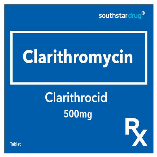 Rx: Clarithrocid 500mg Tablet - Southstar Drug