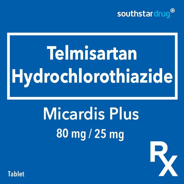 Rx: Micardis Plus 80 mg / 25 mg Tablet - Southstar Drug