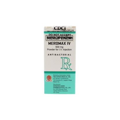 Rx: Meromax IV 500 g Vial - Southstar Drug