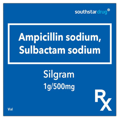 Rx: Silgram 1g / 500mg (I.M. / I.V.) Vial - Southstar Drug