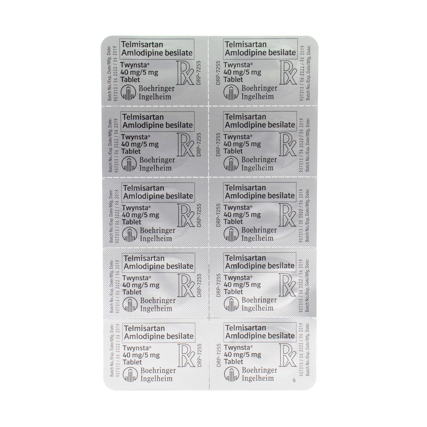 Rx: Twynsta 40mg / 5mg Tablet - Southstar Drug