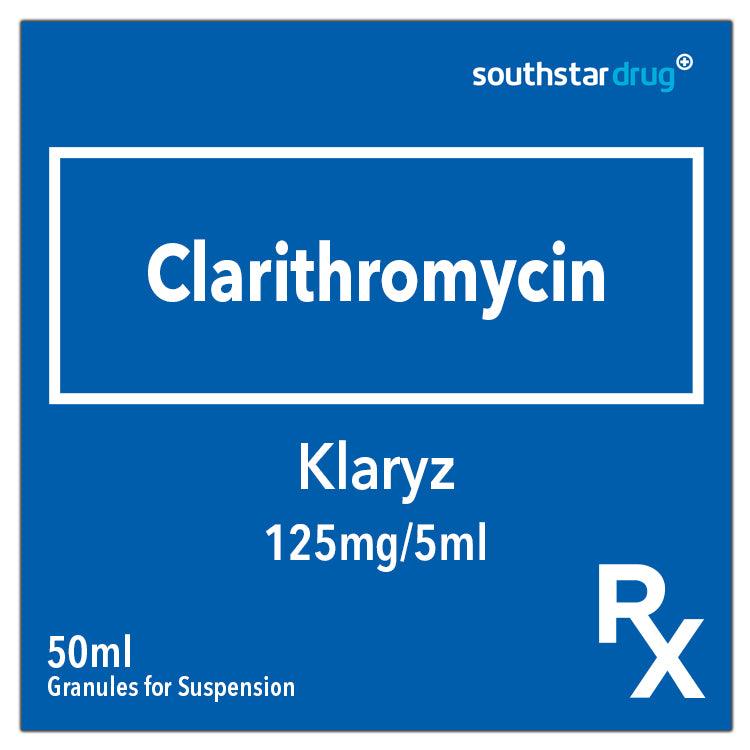 Rx: Klaryz 125mg / 5ml 50ml Granules for Suspension - Southstar Drug