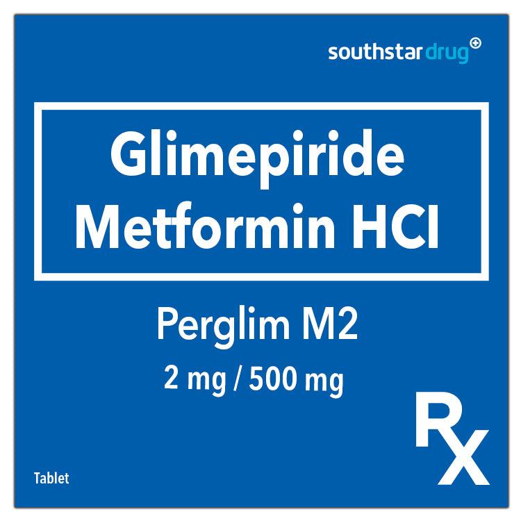 Rx: Perglim M2 2mg / 500mg Tablet - Southstar Drug