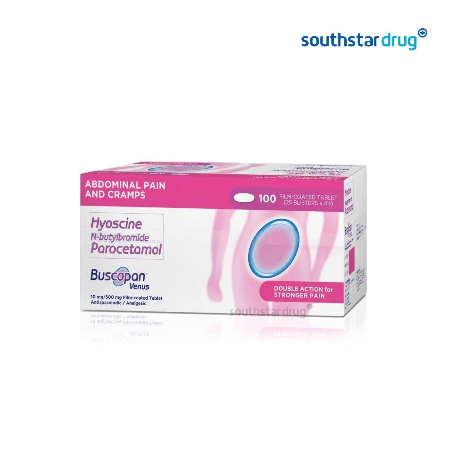 Buscopan Venus Tablet 10mg / 500mg 5s - Southstar Drug