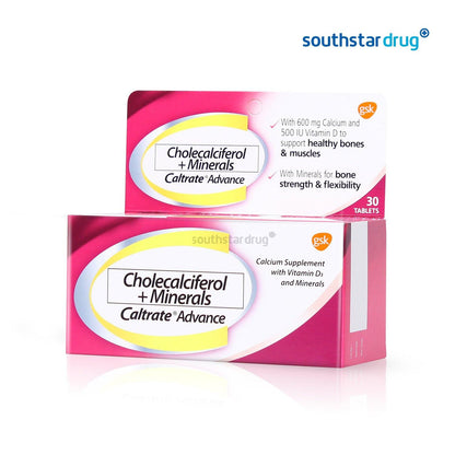 Caltrate Advance Cholecalciferol + Minerals Tablets - 30s - Southstar Drug