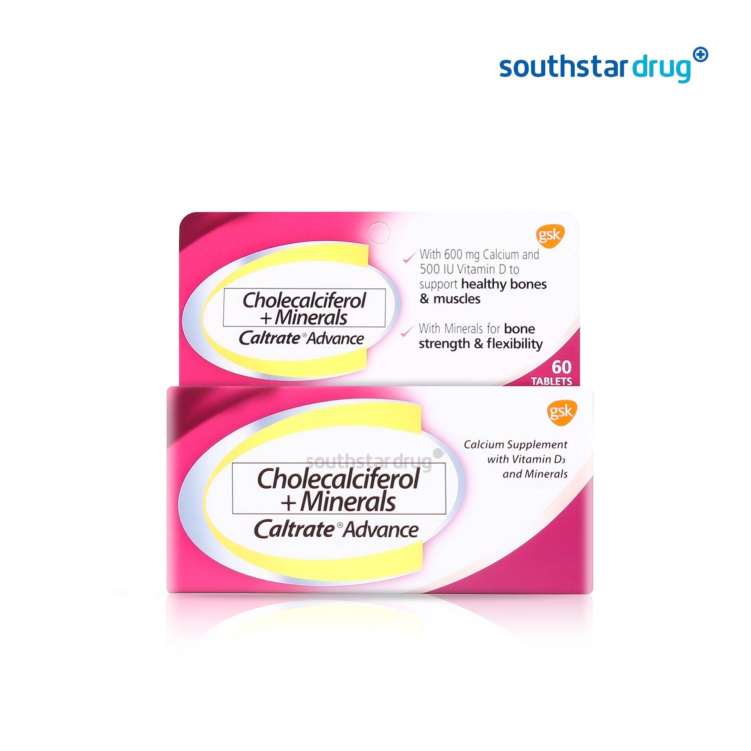 Caltrate Advance Cholecalciferol + Minerals Tablets - 60s - Southstar Drug