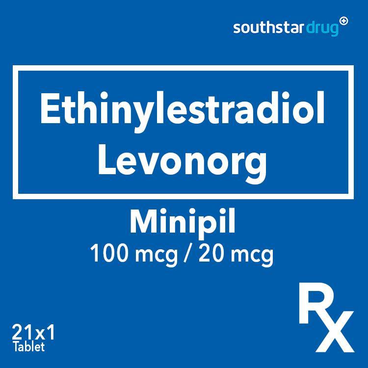 Rx: Minipil 100mcg / 20mcg Tablet - 21s - Southstar Drug