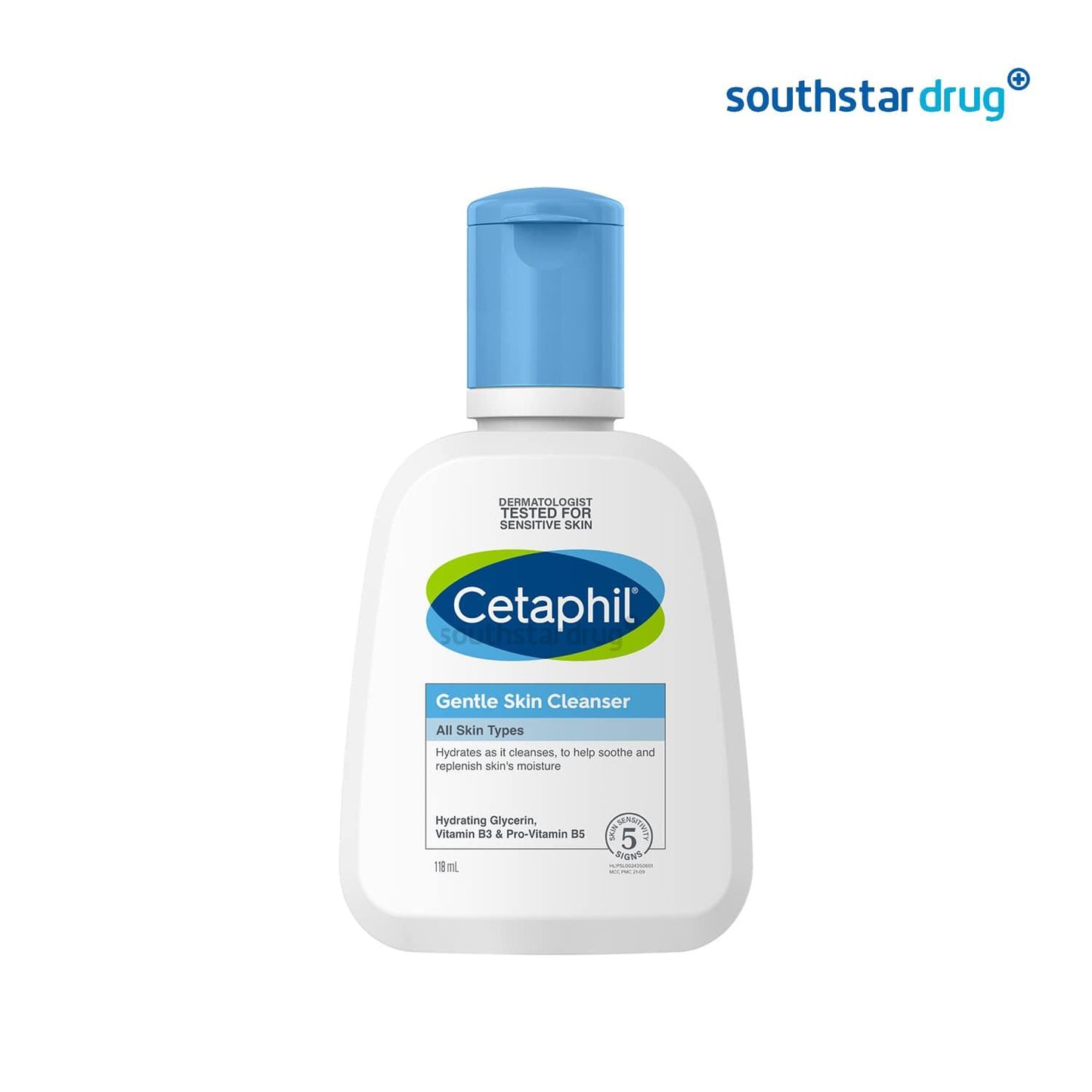 Cetaphil Gentle Skin Cleanser 118mL bottle for sensitive skin care