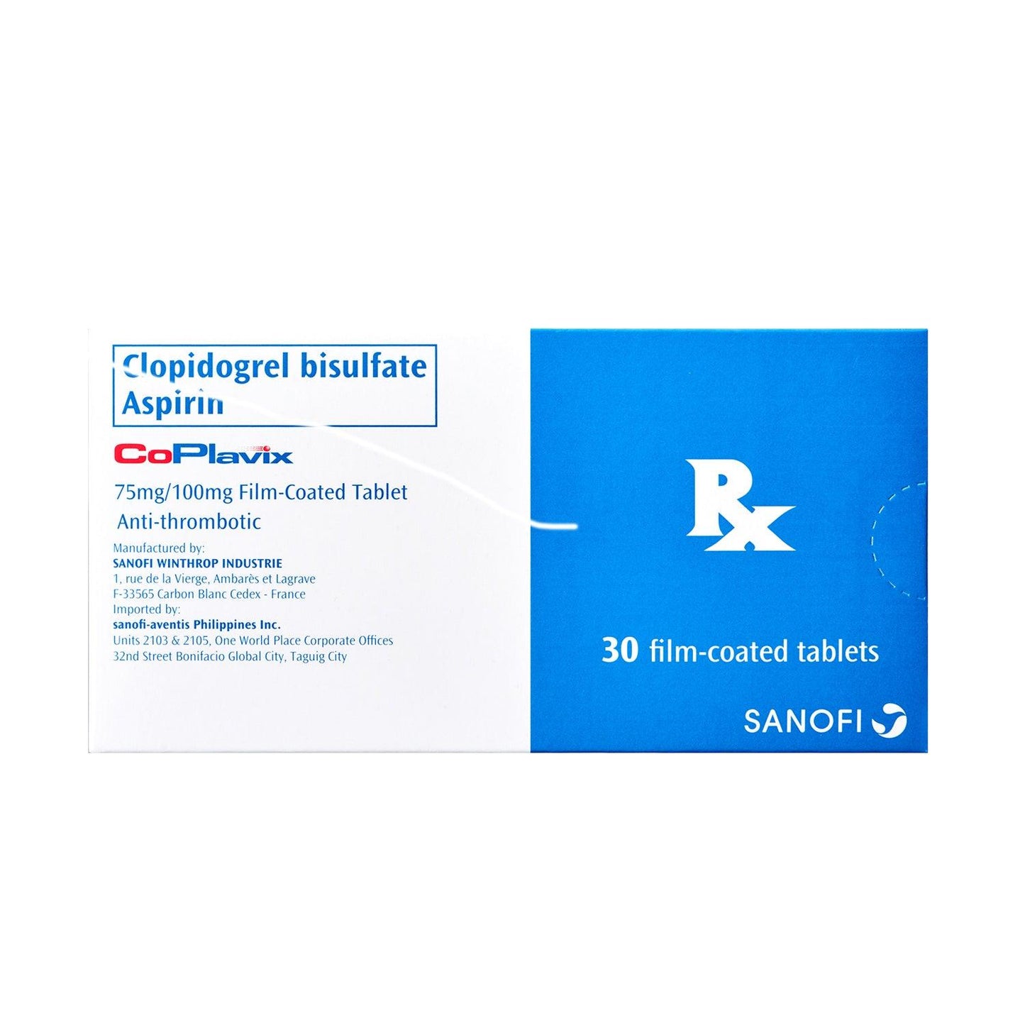 Rx: CoPlavix 75mg / 100mg Tablet - Southstar Drug