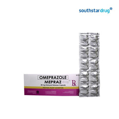 Rx: Mepraz 40 mg Capsule