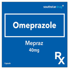 Rx: Mepraz 40 mg Capsule