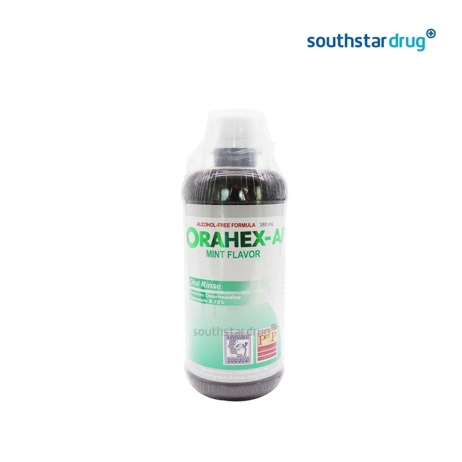 Orahex AF Mint Flavor 380ml - Southstar Drug