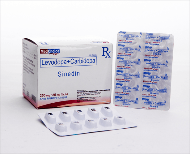 Rx: Sinedin 250mg / 25mg Tablet - Southstar Drug