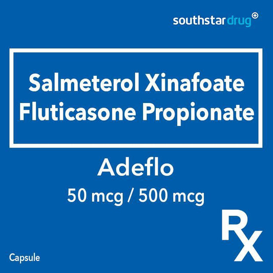 Rx: Adeflo 50mcg / 500mcg Dry powder for Inhalation Capsule - Southstar Drug