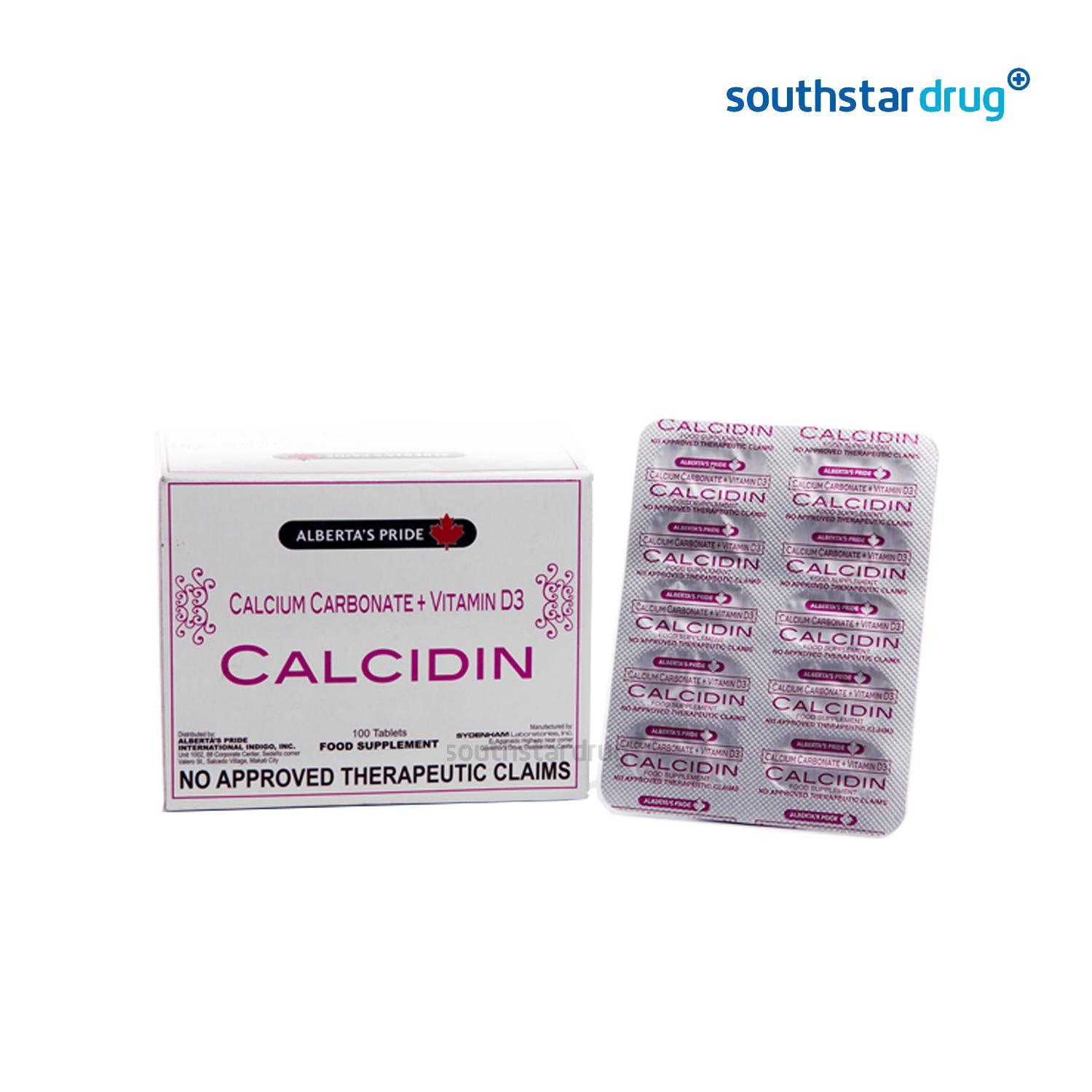 Calcidin Tablet - 20s - Southstar Drug