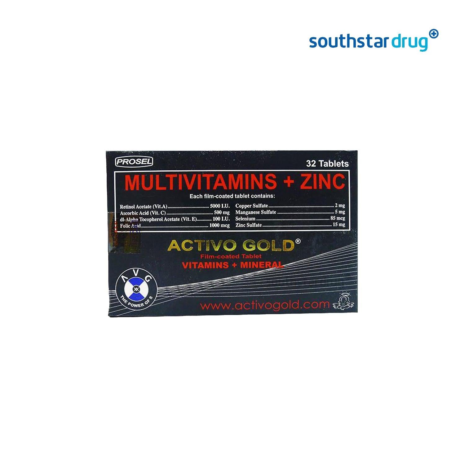 Activo Gold Tablet - 32s - Southstar Drug