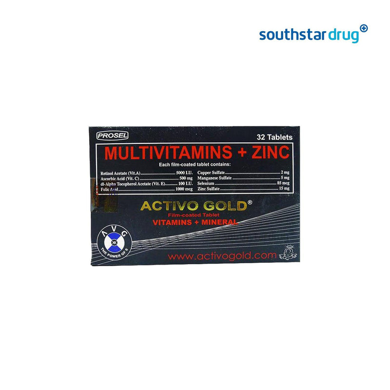 Activo Gold Tablet - 32s - Southstar Drug