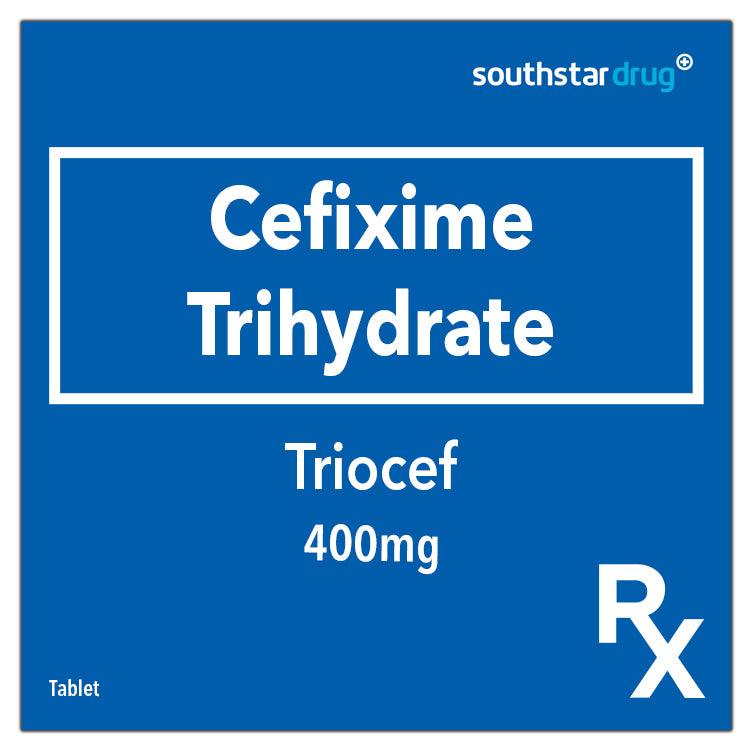 Rx: Triocef 400mg Tablet