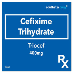 Rx: Triocef 400mg Tablet - Southstar Drug
