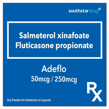 Rx: Adeflo 50mcg / 250mcg Dry Powder for Inhalation in Capsule - Southstar Drug