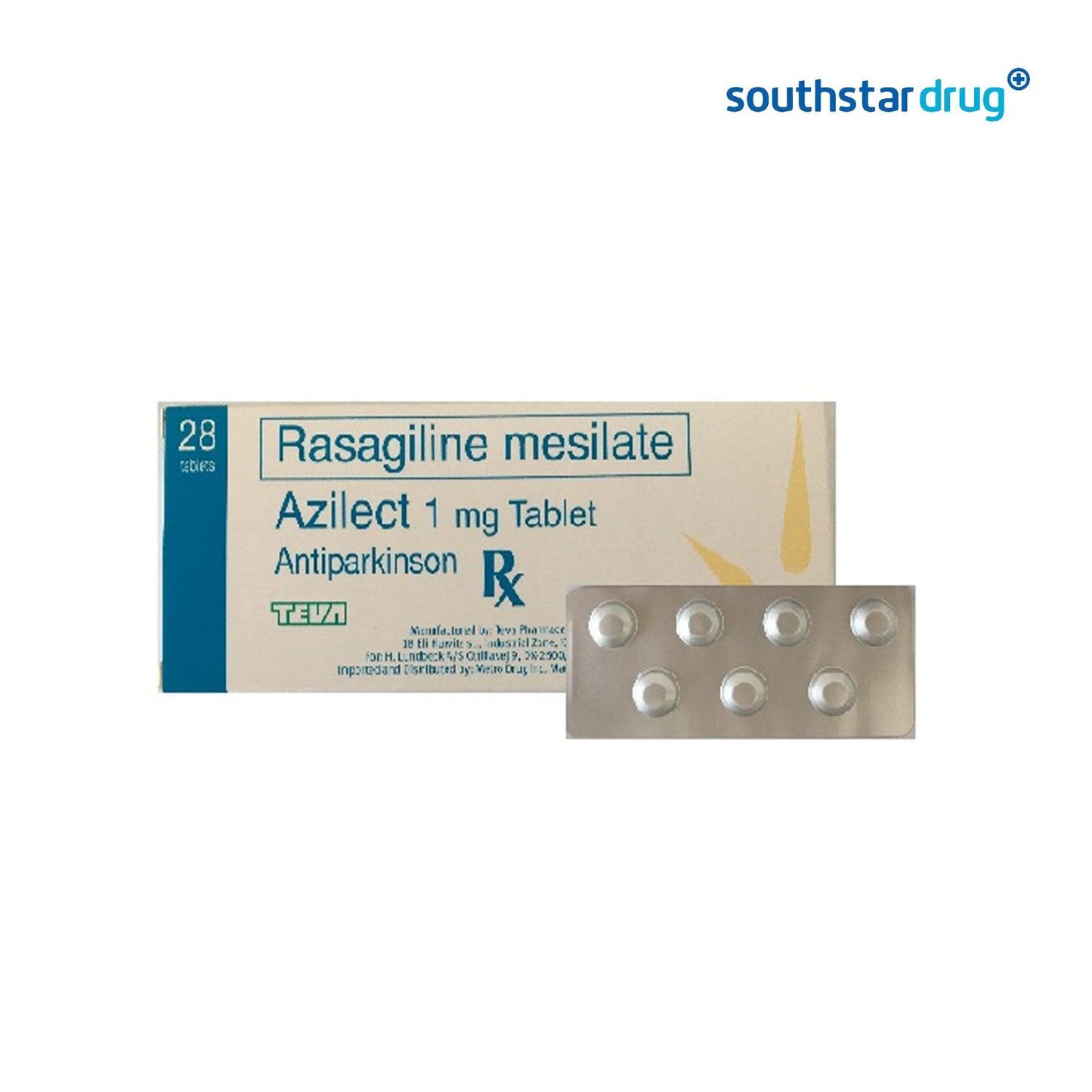 Rx: Azilect 1mg Tablet - Southstar Drug