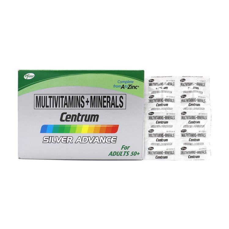 Centrum Silver Multivitamins + Minerals Tablets - 20s - Southstar Drug