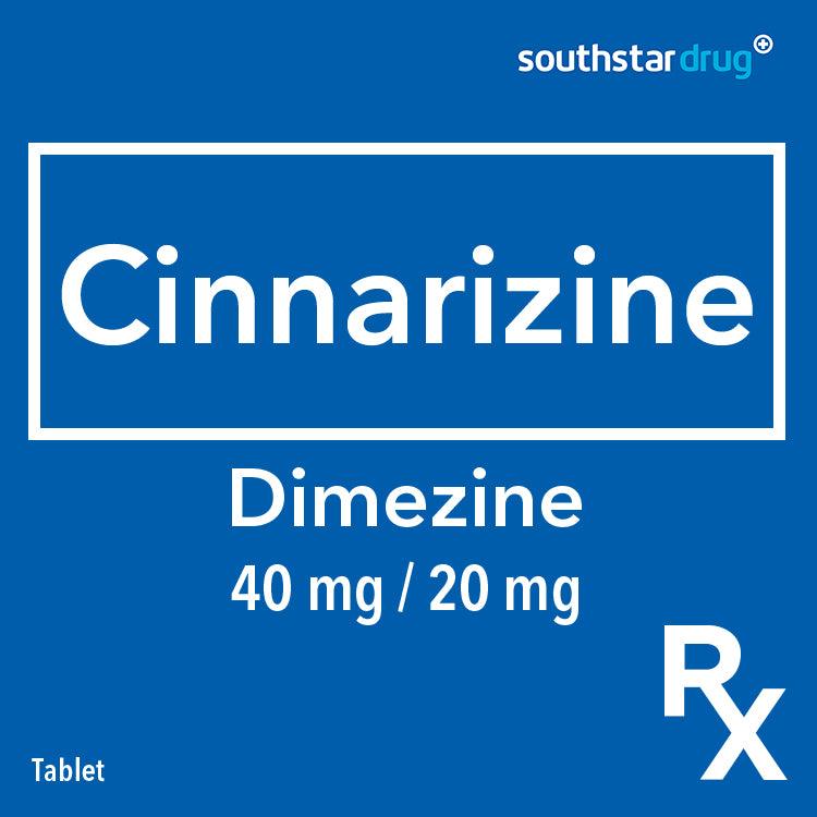 Rx: Dimezine 40mg / 20mg Tablet - Southstar Drug