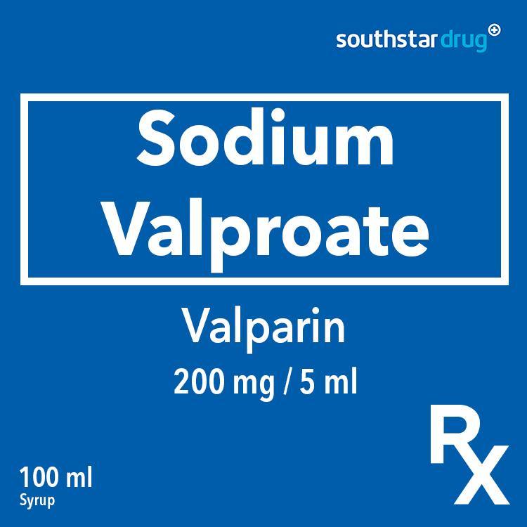 Rx: Valparin 200mg / 5ml 100ml Syrup - Southstar Drug