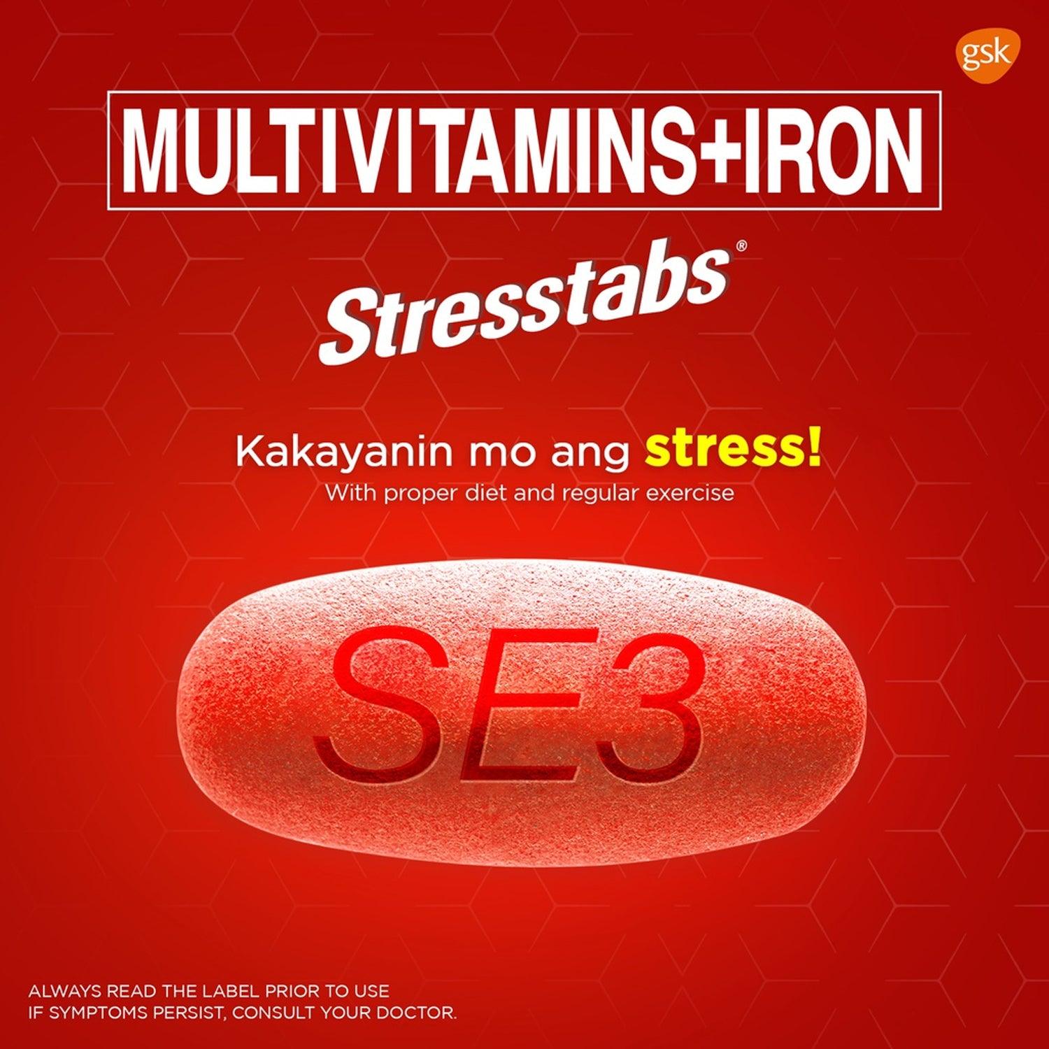 Stresstabs Multivitamins + Iron Tablets - 30s - Southstar Drug