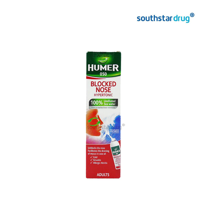 Humer 050 Blocked Nose Adult Spray 23g - Southstar Drug