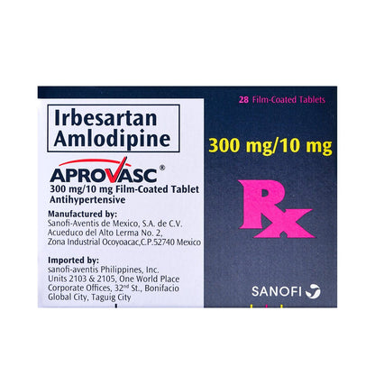 Rx: Aprovasc 300mg / 10mg Tablet - Southstar Drug