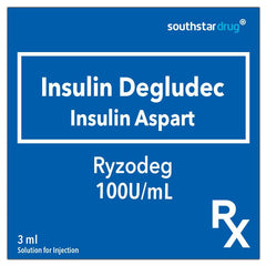 Rx: Ryzodeg 100 U / ml 3 ml Solution for Injection - Southstar Drug