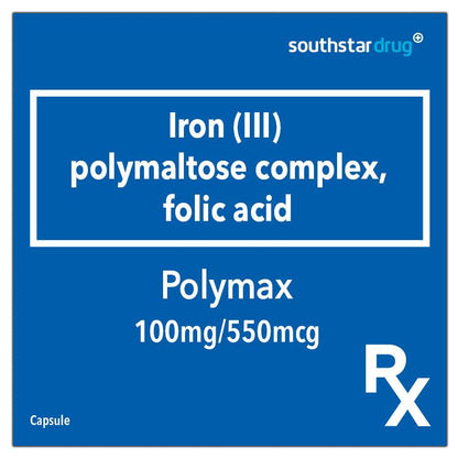 Rx: Polymax 100mg / 550mcg Capsule - Southstar Drug