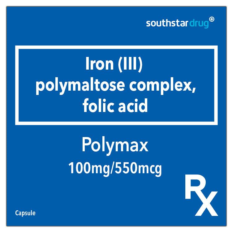 Rx: Polymax 100mg / 550mcg Capsule - Southstar Drug