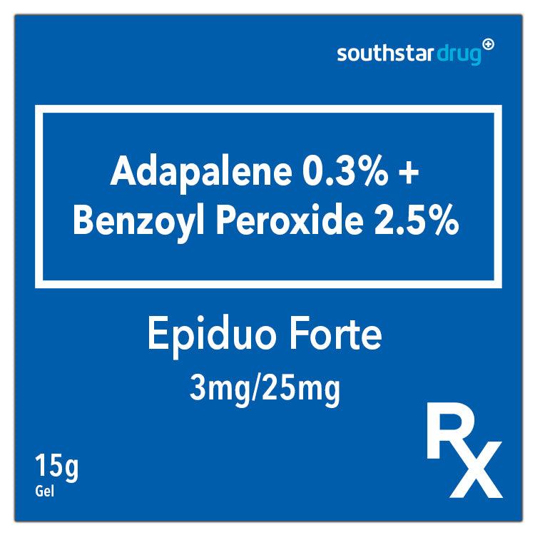 Rx: Epiduo Forte 3mg / 25mg 15g Gel - Southstar Drug