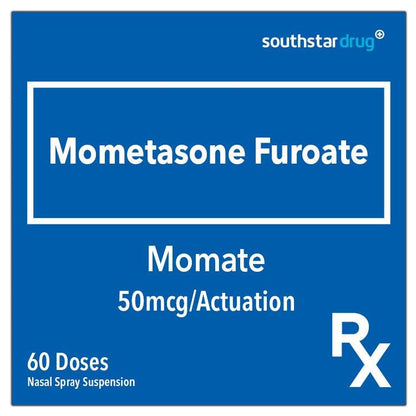 Rx: Momate 50mcg / Actuation 60 Dose Nasal Spray Suspension - Southstar Drug