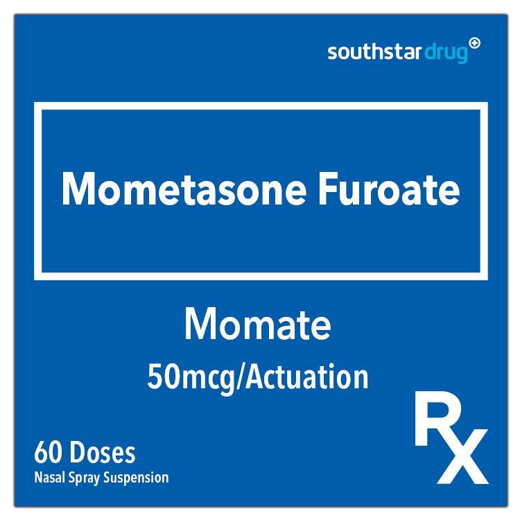 Rx: Momate 50mcg / Actuation 60 Dose Nasal Spray Suspension