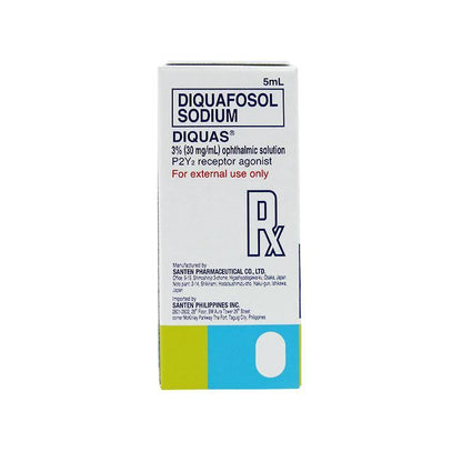 Rx: Diquas 3% 30mg /ml 5ml Ophthalmic Solution - Southstar Drug