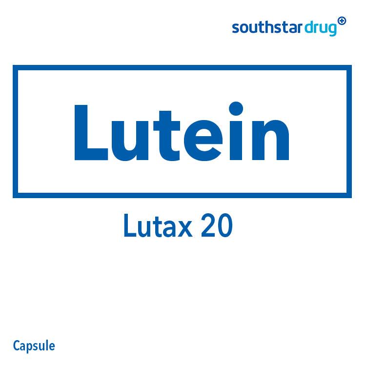 Lutax 20 Capsule - 30s - Southstar Drug