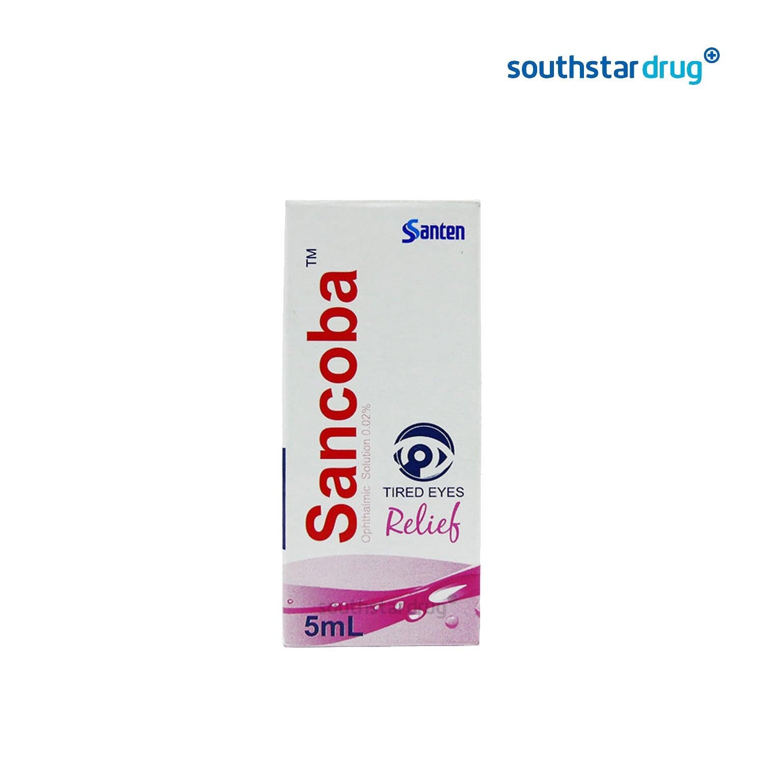 Sancoba 0.02 % 5ml Ophthalmic Solution - Southstar Drug